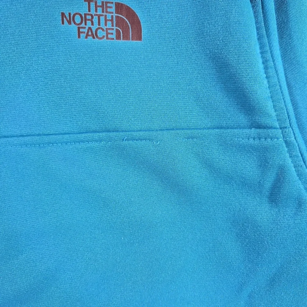 The North Face Men's Small Teal Turquoise Quarter Zip Fleece Pullover
